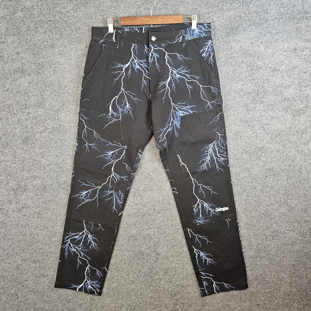 ⚡️ ELECTRIC VIBES: Civil Regime Lightning Carpenter Pants ⚡️
